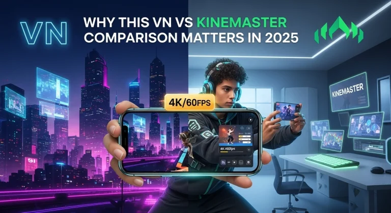 Why This VN vs KineMaster Comparison Matters in 2025